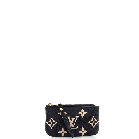 Louis Vuitton Key Pouch Bicolor Monogram Empreinte Giant Black - Picture 2 of 7